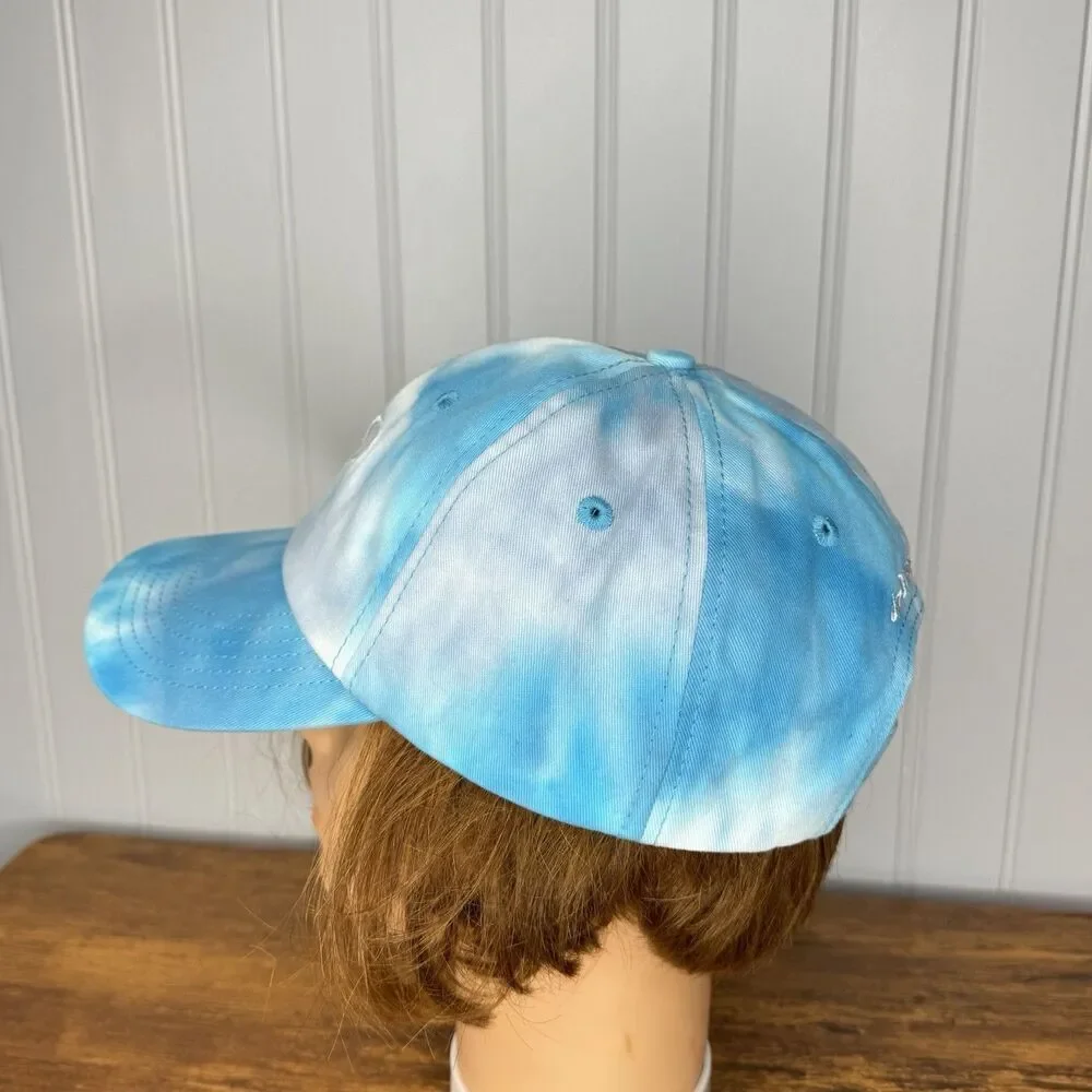 DUDE PERFECT Blue Tie Dye Adjustable Dad Hat Embroidered DP Adult Unisex YouTube